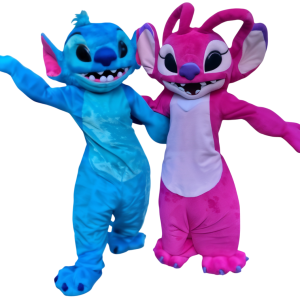 Mascottes Stitch et Angel